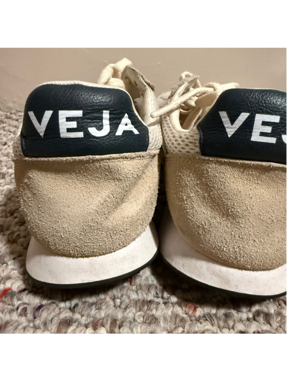 VEJA Rio Branco Sneakers in Lunar Nautico Navy White Crème- Size 41 Women’s 10 - Picture 4 of 9